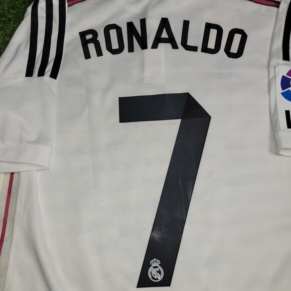 Cristiano Ronaldo Real Madrid 2014 2015 ADIZERO PLAYER ISSUE Soccer Jersey M - Picture 4 of 10